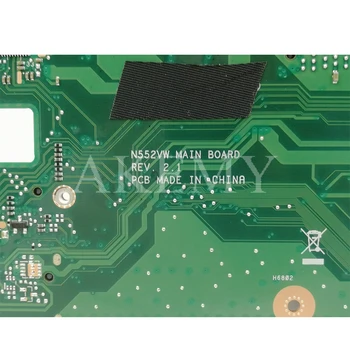 N552VW Laptop placa de baza pentru ASUS VivoBook Pro N552VW N552VX N552V original, placa de baza HM170 W/ I7-6700HQ GTX960M-2GB
