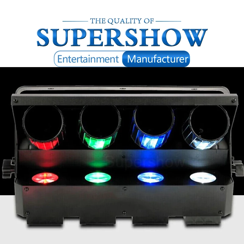 LED-uri 4IN1 RGBW cu Role Lumina de Scanare de Control DMX Etapă Efect de Iluminat pentru Petrecere Club de noapte