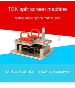 TBK-928 ecran tactil LCD Demonteze Masina pentru Samsung Un cadru de Separare Manuală de precizie demolare mașină