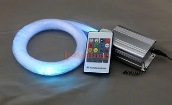 DIY acasă decorare mini fibra optica kit de lumina led-uri de lumină motor+200pcs fibre RGB culoare schimbare steaua wireless RF de la distanță