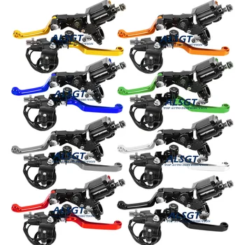 CNC Universal 8 Culori Pentru Yamaha TRICKER 2004 - 2010 2009 2008 2007 Motocross de Ambreiaj Rezervorul Cilindrului principal de Frână Pârghiile