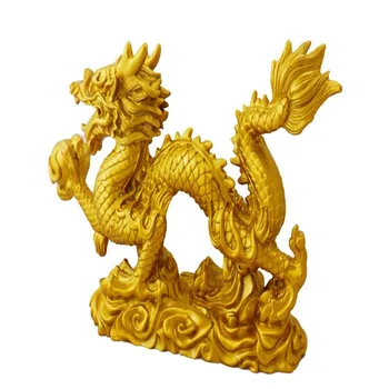 Populară chineză feng shui dragon șirag de mărgele de artizanat articole pentru mobilier Prosper acasă decorare decorare mascota statuie
