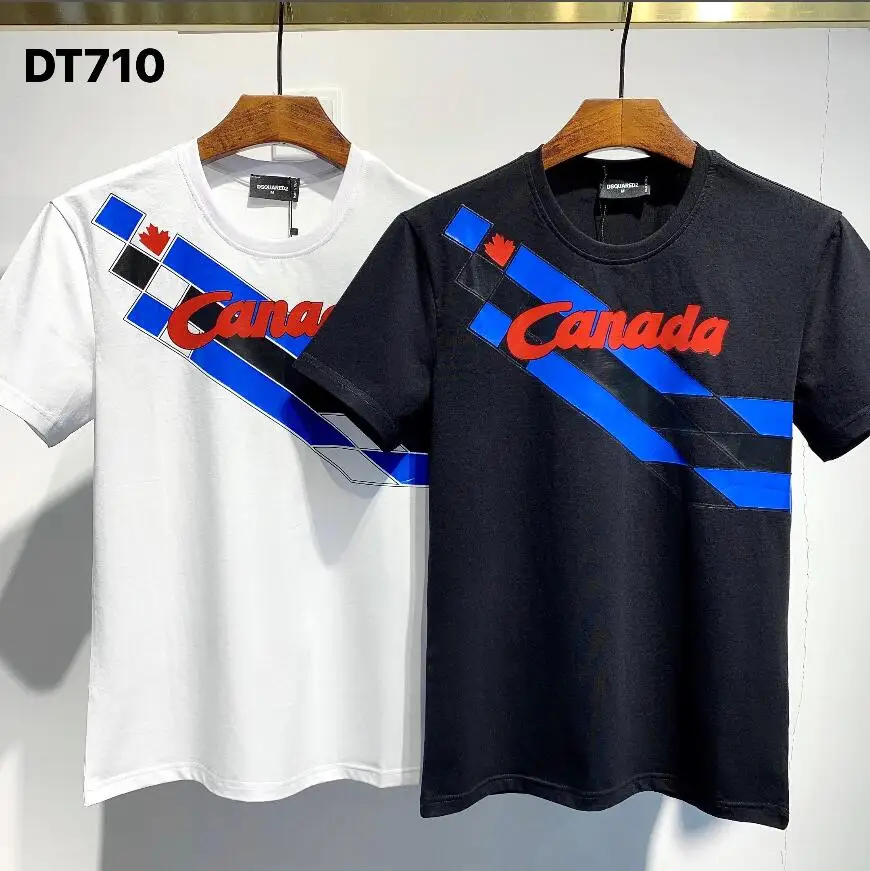 2021 noi Dsquared2 men ' s T-shirt imprimat, gât supradimensionat tricou lego star wars DT710