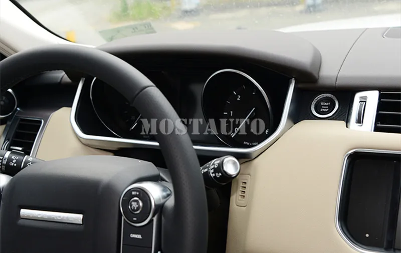 Pentru Land Rover Range Rover Sport Interior tablou de Bord Fata de Marginea Capacului Ornamental-2018 1buc Masina Decor Accesorii Auto Interior 4