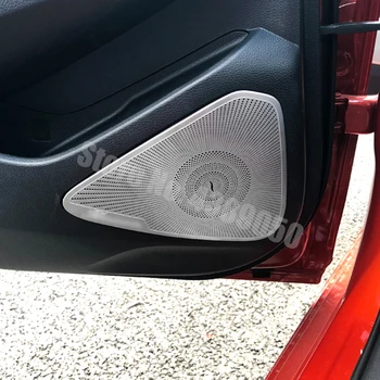 Audio Corn Cadru Autocolant Acoperi Accesoriile din Oțel Inoxidabil 2019 2020 pentru Toyota Corolla Sedan Masina Usa de Interior Difuzor 2