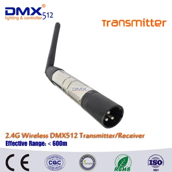 Dmx512 iluminat&controler Nou, Fierbinte de vânzare 2.4 ghz wireless CONTROLER DMX 2 buc Emițător și 5pcs receptoare.
