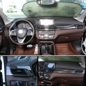 Pentru BMW X1 F48 X2 F47 2016-2021 ABS Fibra de Carbon de Bord Ornamente Consola centrala masca Panou Decorativ Masina de Styling Interior 3