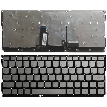 Noul engleză tastatura laptop pentru Lenovo IdeaPad Yoga 900S yoga 900s-12ISK NE Tastatură cu iluminare de fundal de argint fara rama