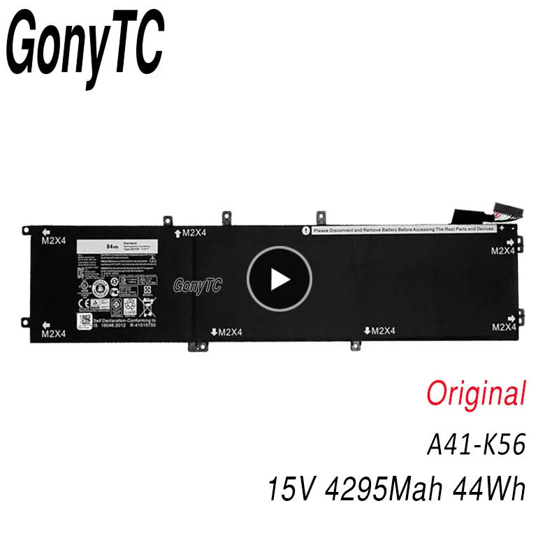 GONYTC 4GVGH Baterie Laptop pentru DELL Precision 5510 XPS 15 9550 serie 1P6KD T453X 11.4 V 84WH 5
