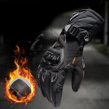 NOI SUOMY mănuși de motociclete rezistent la apă, vânt cald Iarna Guantes Moto Luvas Ecran Tactil Motosiklet Eldiveni de Protecție