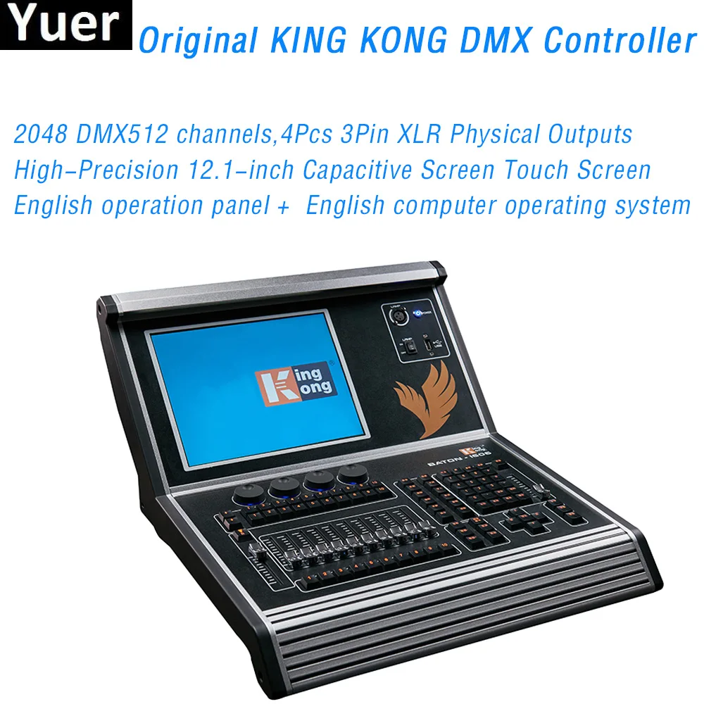 Kingkong BATON 1606 Profesional DMX Controller DJ Disco Etapă Consola de Echipamente 2048 Canale DMX512 Alerga 30 de scene Împreună 5