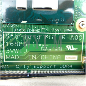Placa de baza Pentru DELL Inspiron 7773 I5-8250 CPU placa de baza Laptop NC-0WG7YK WG7YK 16888-1 DDR4 Testat OK