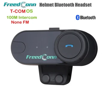Noi Freedconn T-ordonanța COSMOS 100M Casca Motocicleta Interfon setul cu Cască Bluetooth Handsfree Motobike BT Interfon Cască Windproof Mic
