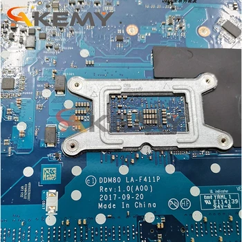 Akemy Brand NOU DDM80 LA-F411P PENTRU Dell Latitude 5590 Placa de baza Laptop I3-7130U NC-0PTD05 PTD05 MP3PG Placa de baza testat