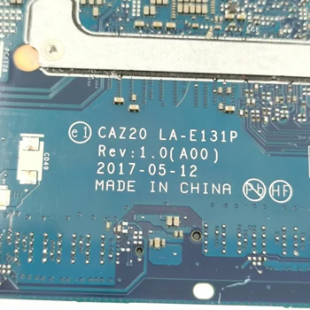 LA-E131P Pentru DELL 7480 Laptop Placa de baza SR33Z i7-7600U CPU Cu CN-0CXWHP 0CXWHP CXWHP de lucru