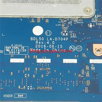 BDL50 LA-D704P placa de baza pentru HP 15AY 15-AY 250 G5 250-G5 Placa de baza Laptop I7-6500U SR2EZ