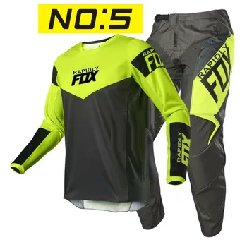 NOI 2022 rapid FOX 180/360 Roz Motocross Jersey și Pantaloni de viteze set Combo mx motocicleta îmbrăcăminte mtb Off-Road de curse costum